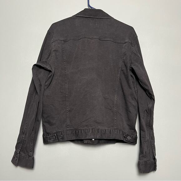 GAP Denim Black Jean Jacket Women’s Size M Classic Stretch Lightweight Coat - Picture 2 of 8